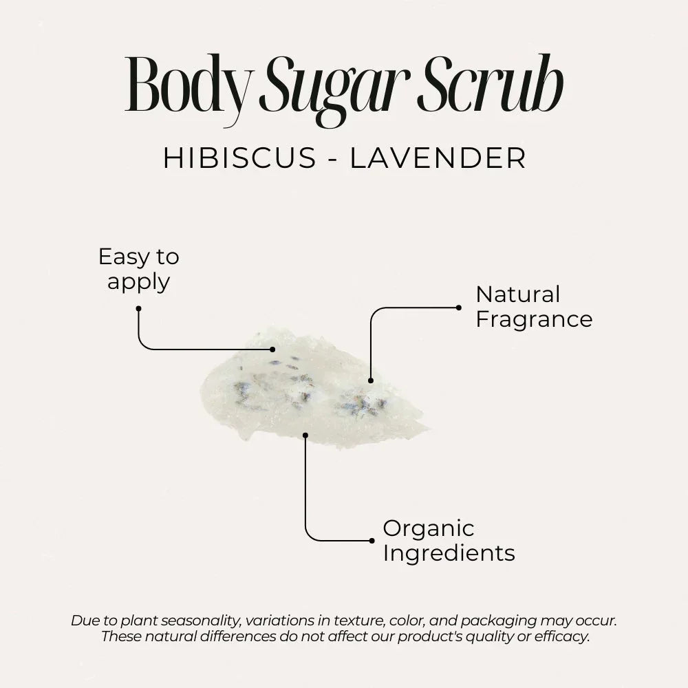 Zucker-Körperpeeling Hibiskus–Lavendel von Siyah Organics – Ansicht 3