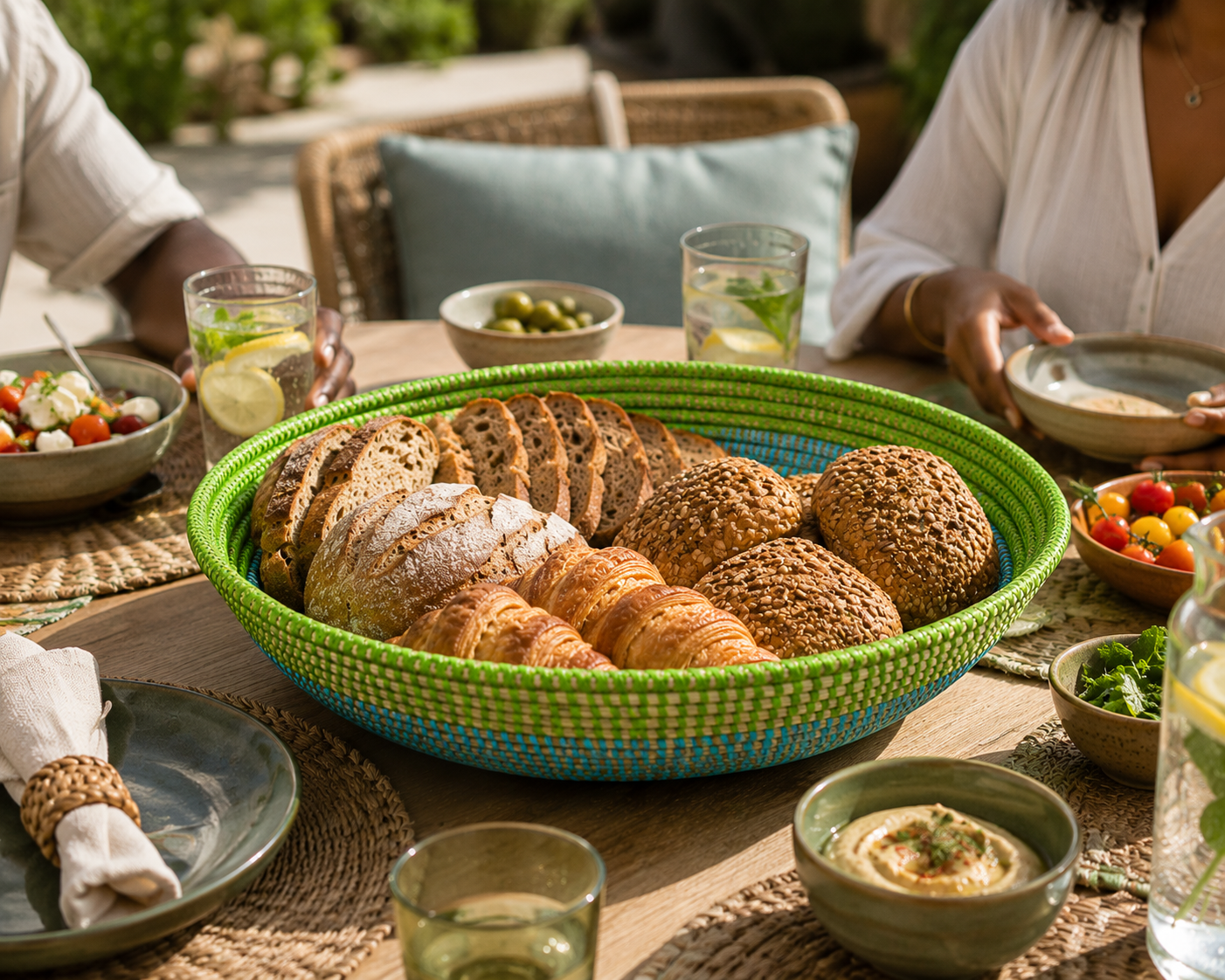 Jollof – Handgefertigte Brot- und Servierschale aus Senegal