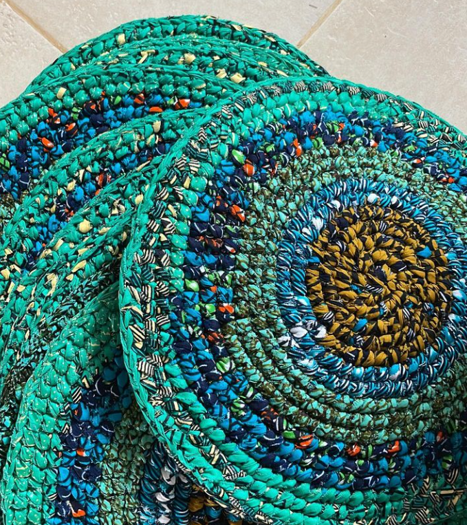 Handgefertigtes KAYOONG Tischset - Viele Farben 4er Set