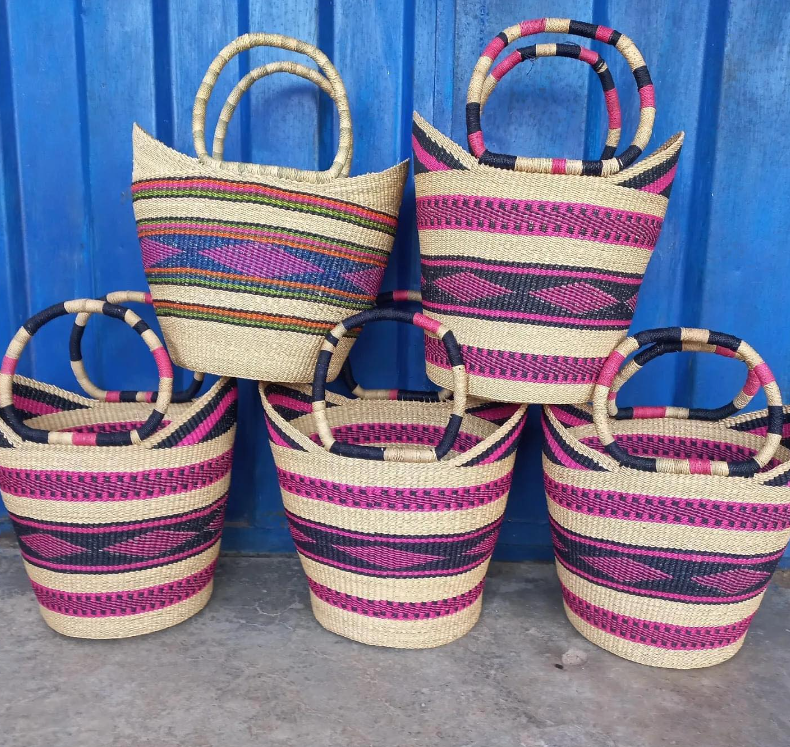 Handgefertigte Bolga-Taschen aus Ghana – Einzigartig und Vielseitig
