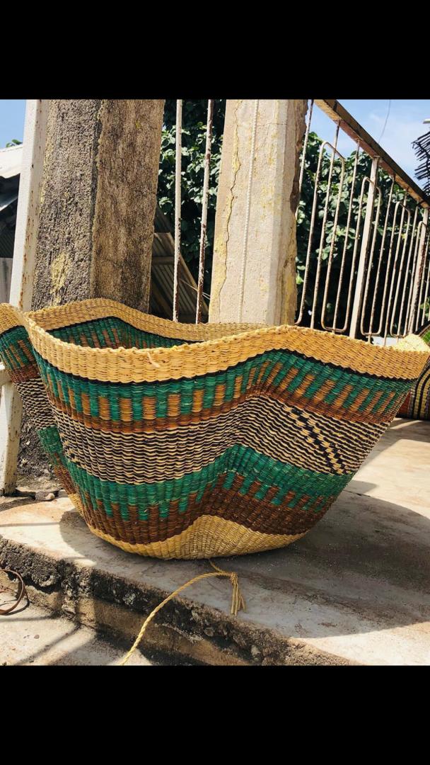 Handgefertigter Ghana-Korb – Tradition und Stil vereint