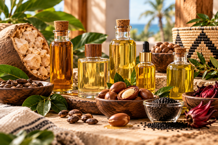 Natürliche Pflanzenöle aus Afrika für Haut und Haar – ADUNARTS®