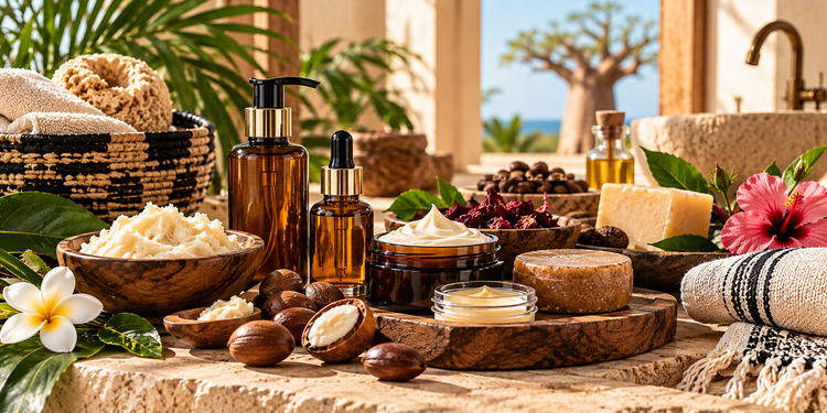 Natürliche Gesicht- und Körperpflege aus Afrika mit pflanzlichen Ölen, Körperbutter und natürlichen Pflegeprodukten – ADUNARTS®