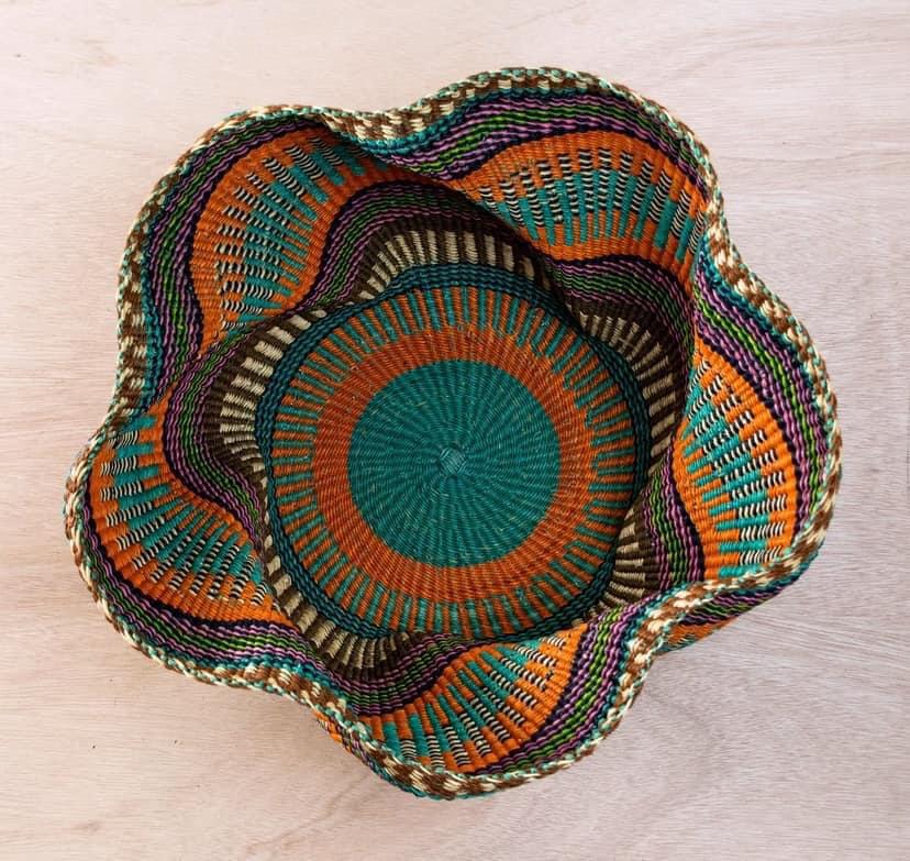 Handgefertigter Ghana-Korb – Tradition und Stil vereint