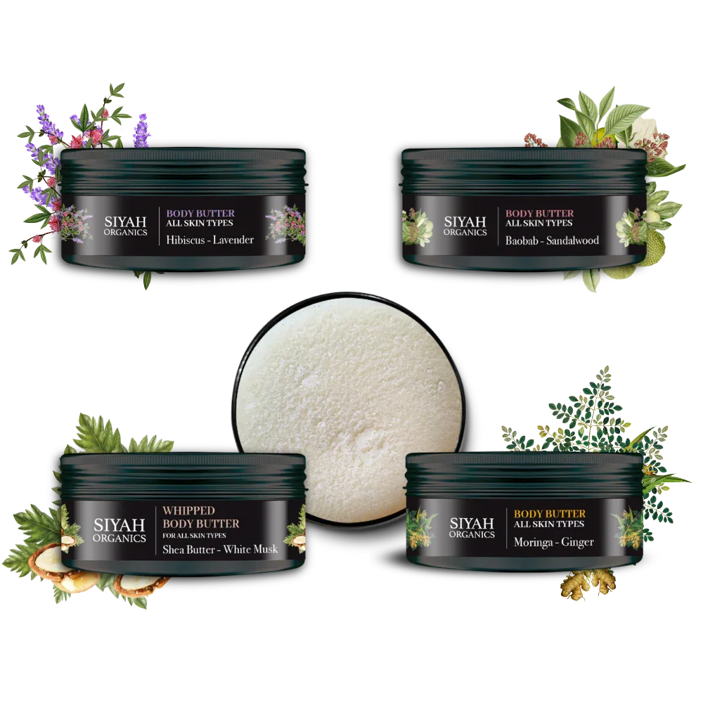 Körperbutter Moringa–Ingwer von Siyah Organics