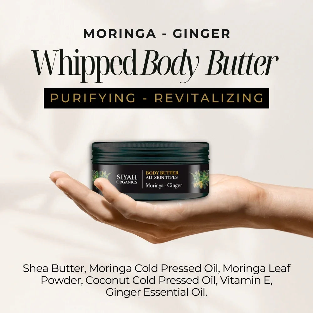 Körperbutter Moringa–Ingwer von Siyah Organics – Ansicht 3