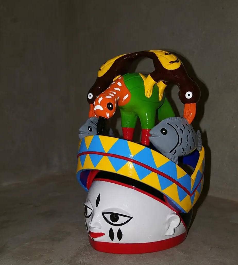 Guèlèdè Mask – The Bird and the Fish | Francis Allokpon