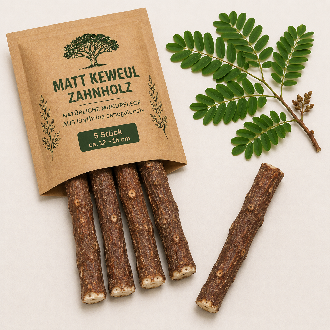 Matt Keweul Zahnholz – Natürliche Mundpflege aus Erythrina senegalensis