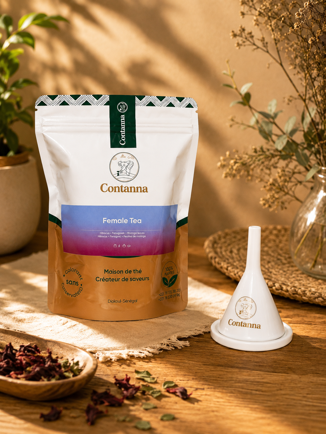 FEMALE TEA – Harmonie & Regeneration | Traditionelle Blätter & Minze